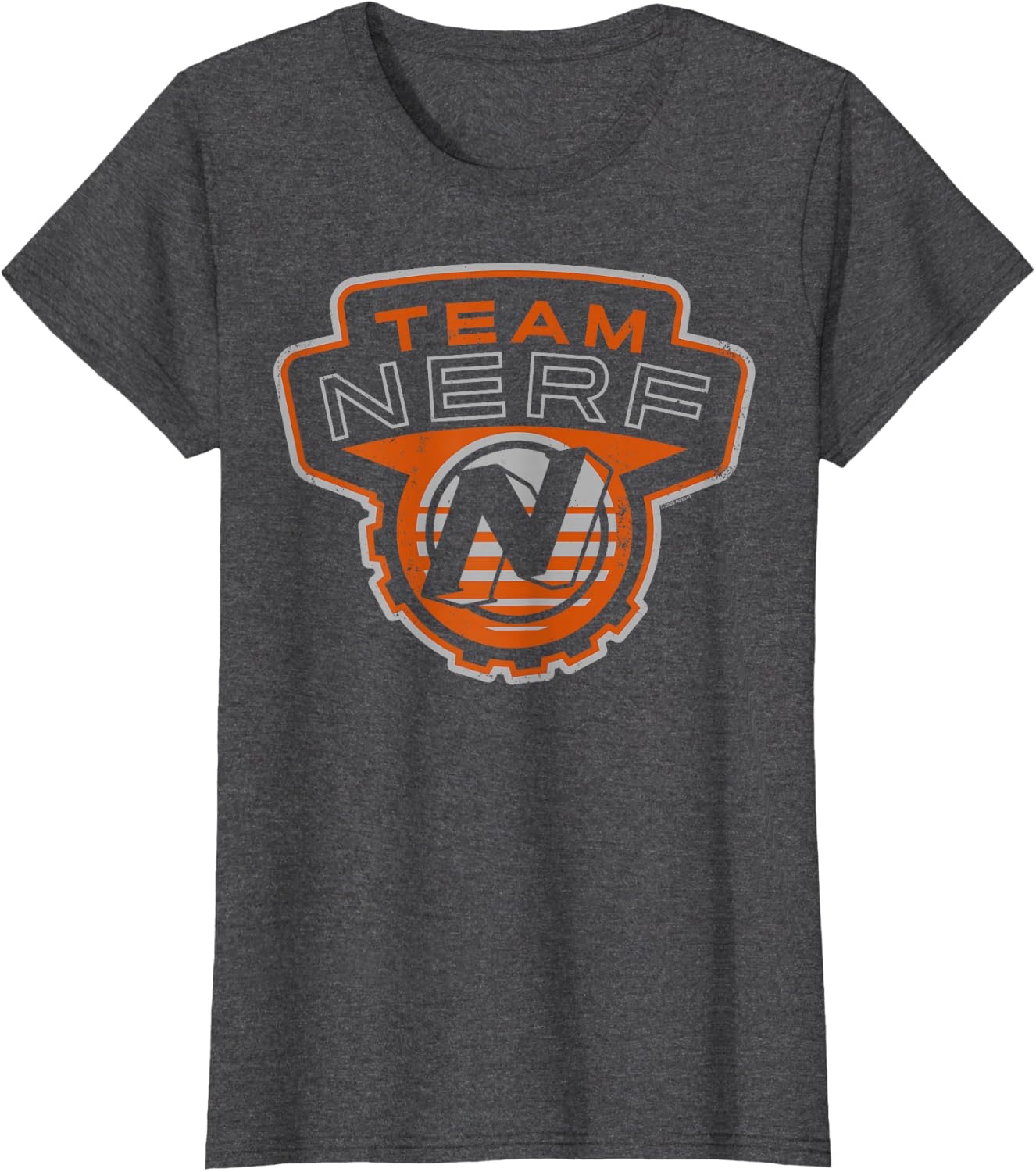 image:imageNerf Team Nerf Logo TShirtDark Heather Grey