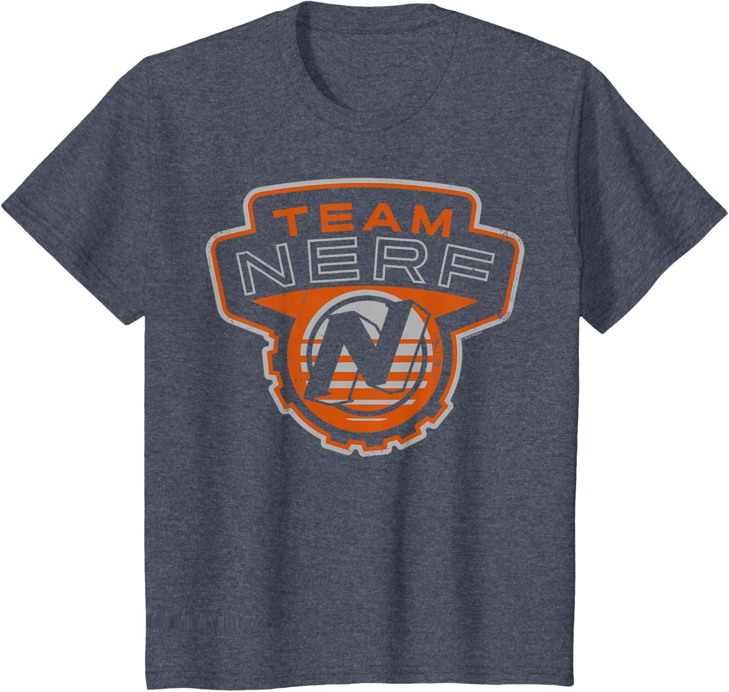 image:imageNerf Team Nerf Logo TShirtHeather Blue