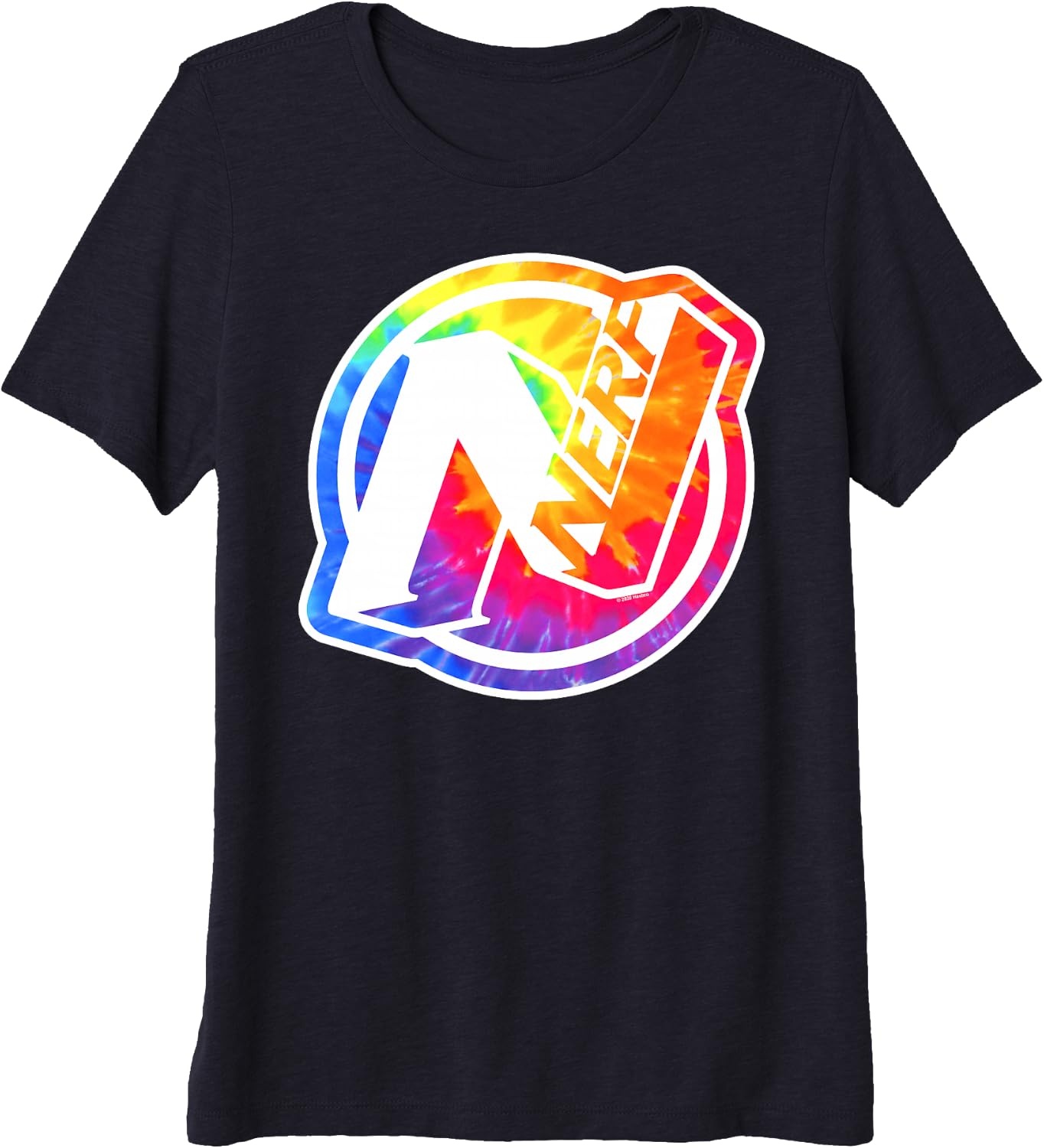 image:imageNerf Tie Dye Logo Premium Triblend TShirtNavy Blue
