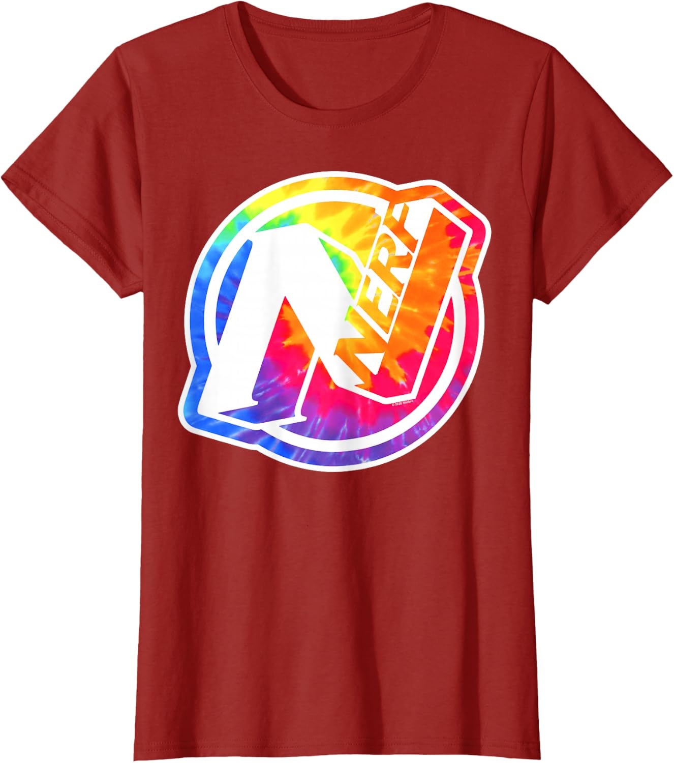 image:imageNerf Tie Dye Logo TShirtCranberry Red