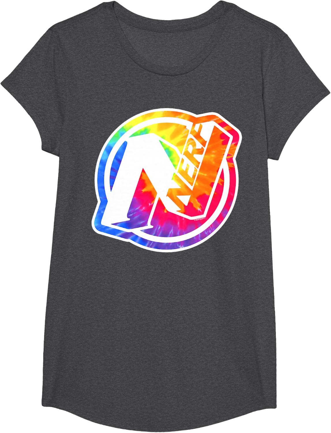image:imageNerf Tie Dye Logo TShirtDark Heather Grey