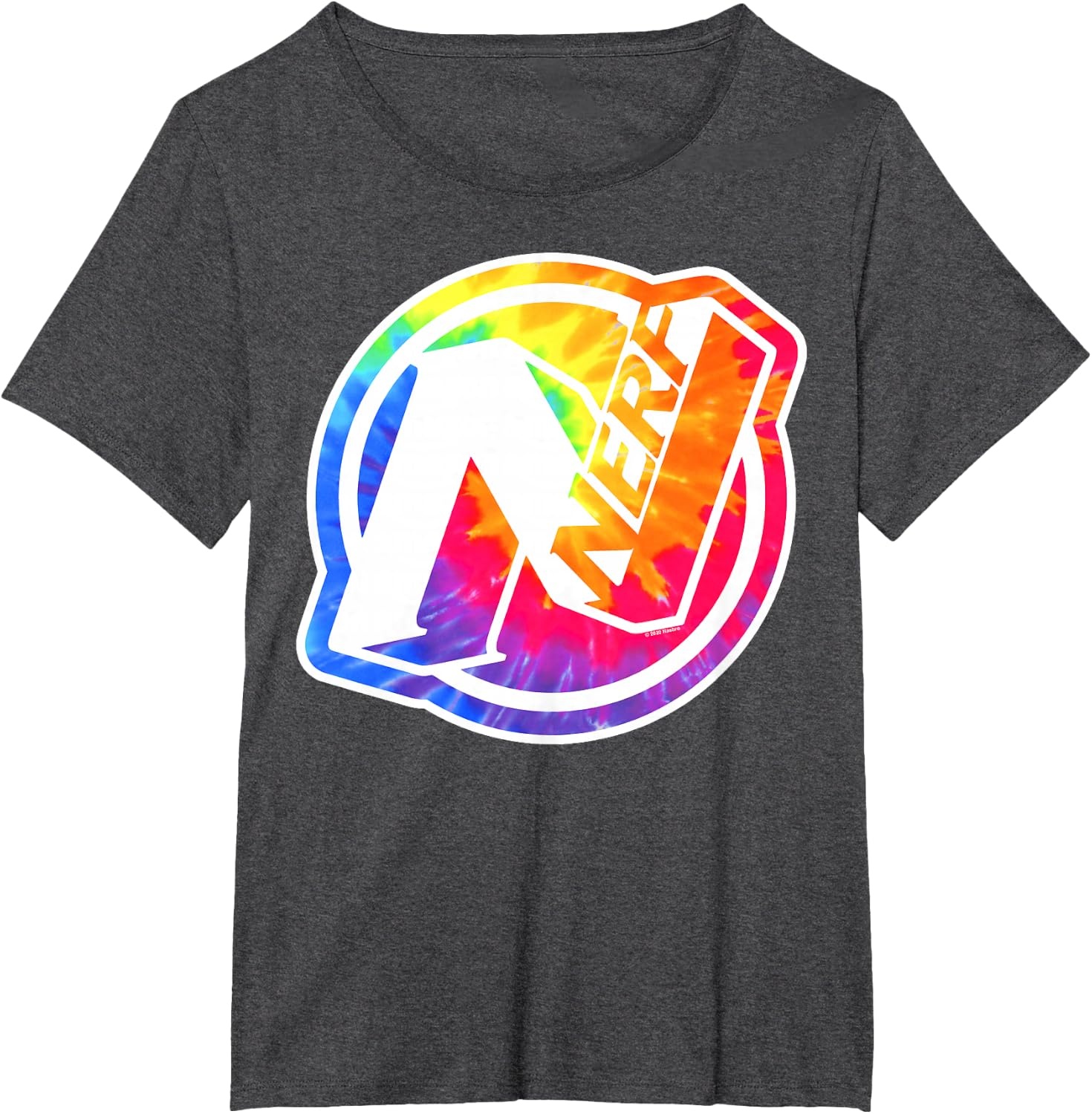 image:imageNerf Tie Dye Logo TShirtDark Heather Grey