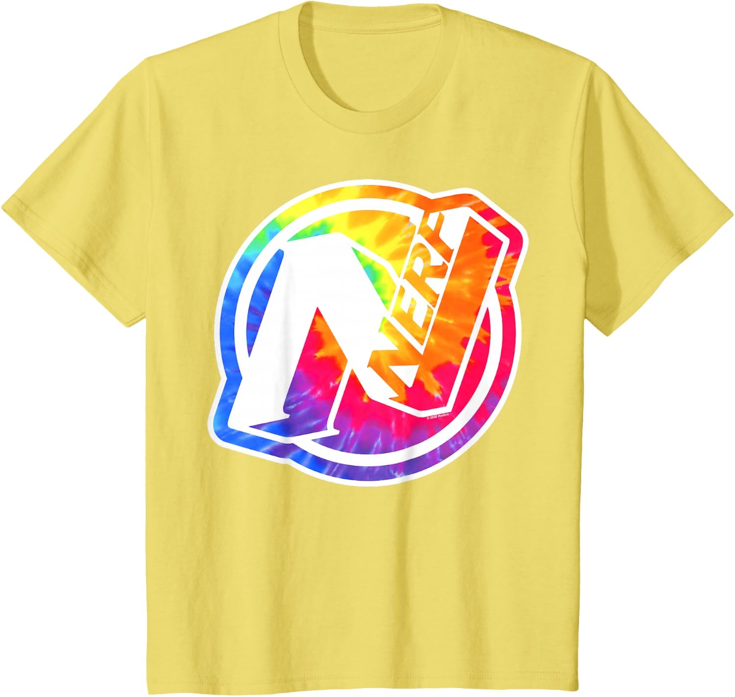 image:imageNerf Tie Dye Logo TShirtLemon Yellow