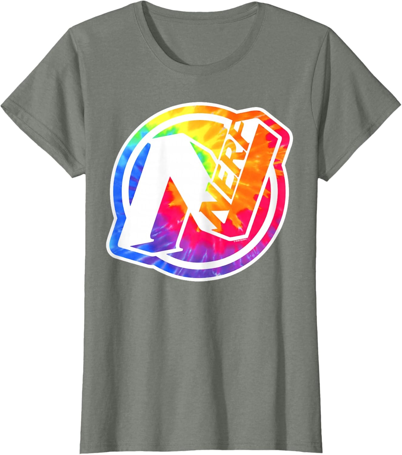image:imageNerf Tie Dye Logo TShirtOlive Heather