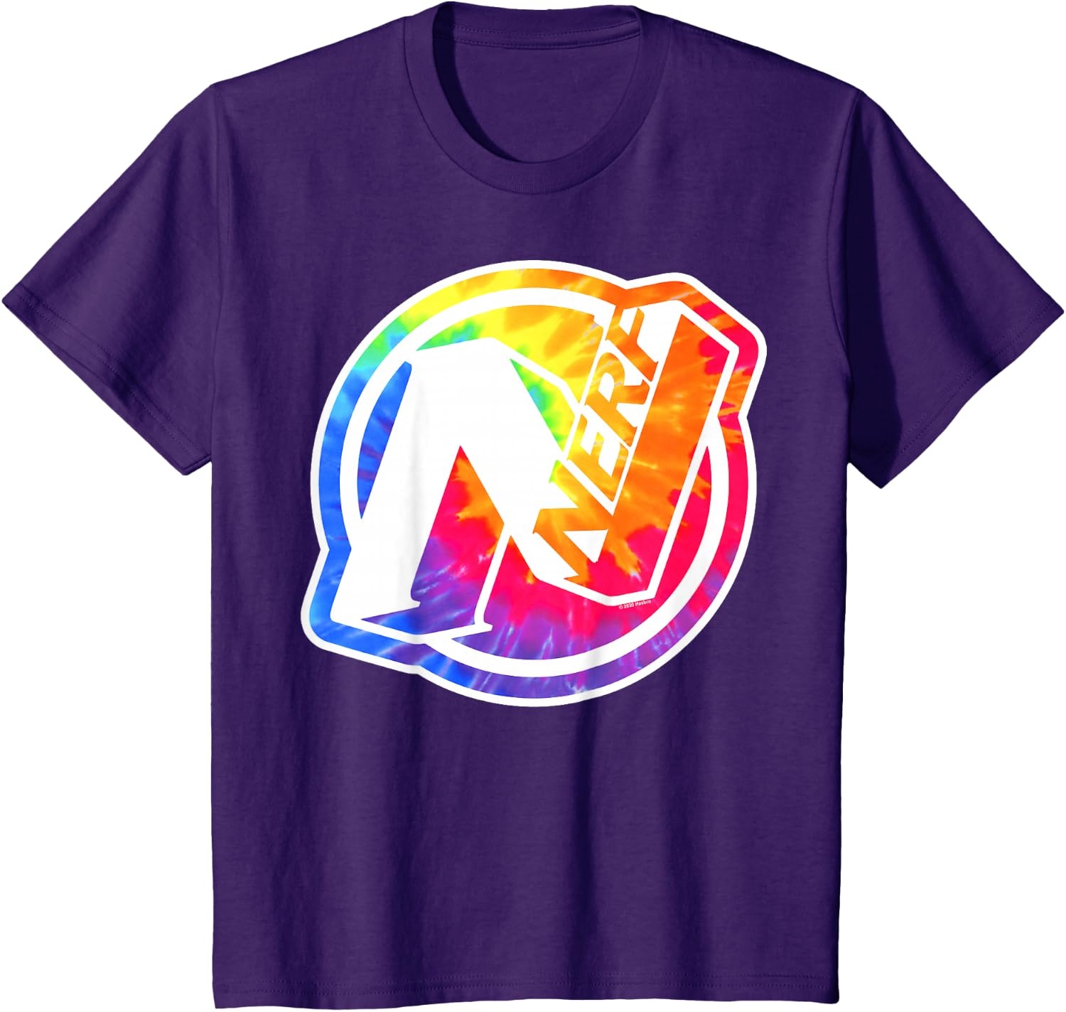 image:imageNerf Tie Dye Logo TShirtPurple