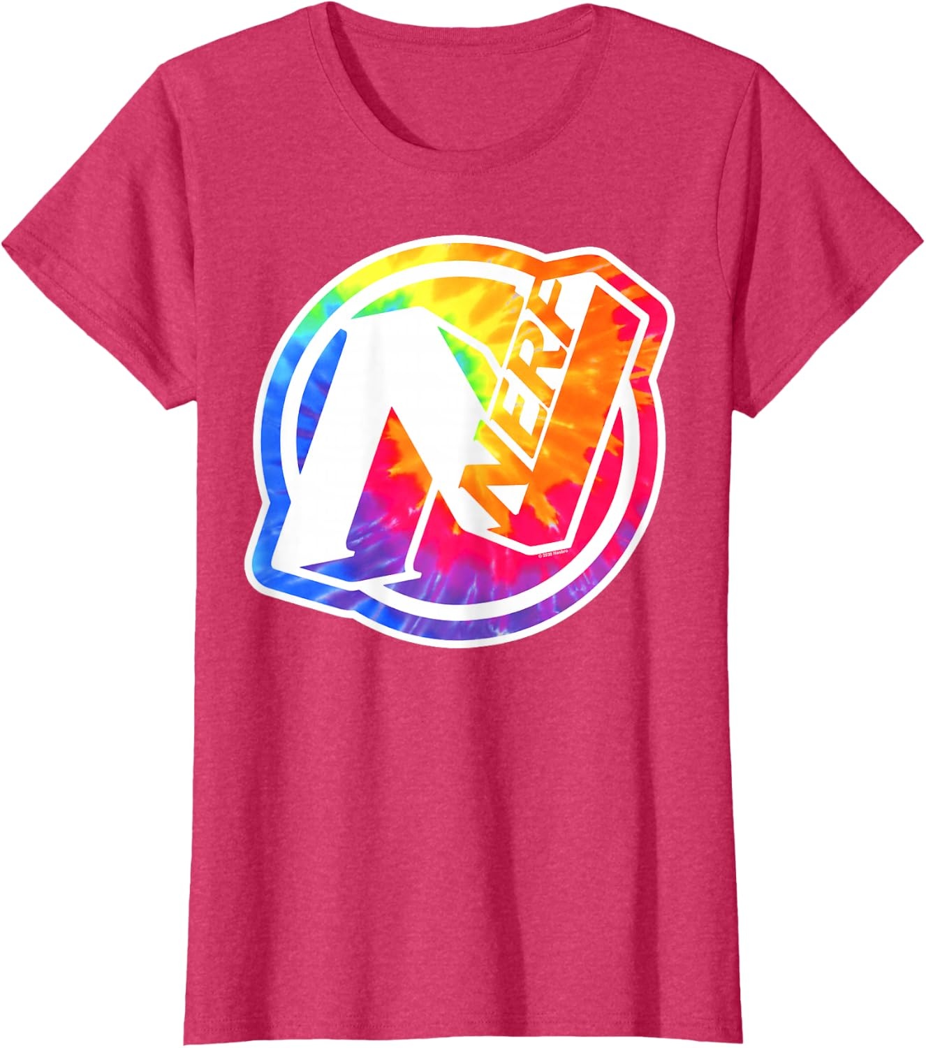 image:imageNerf Tie Dye Logo TShirtRed Heather