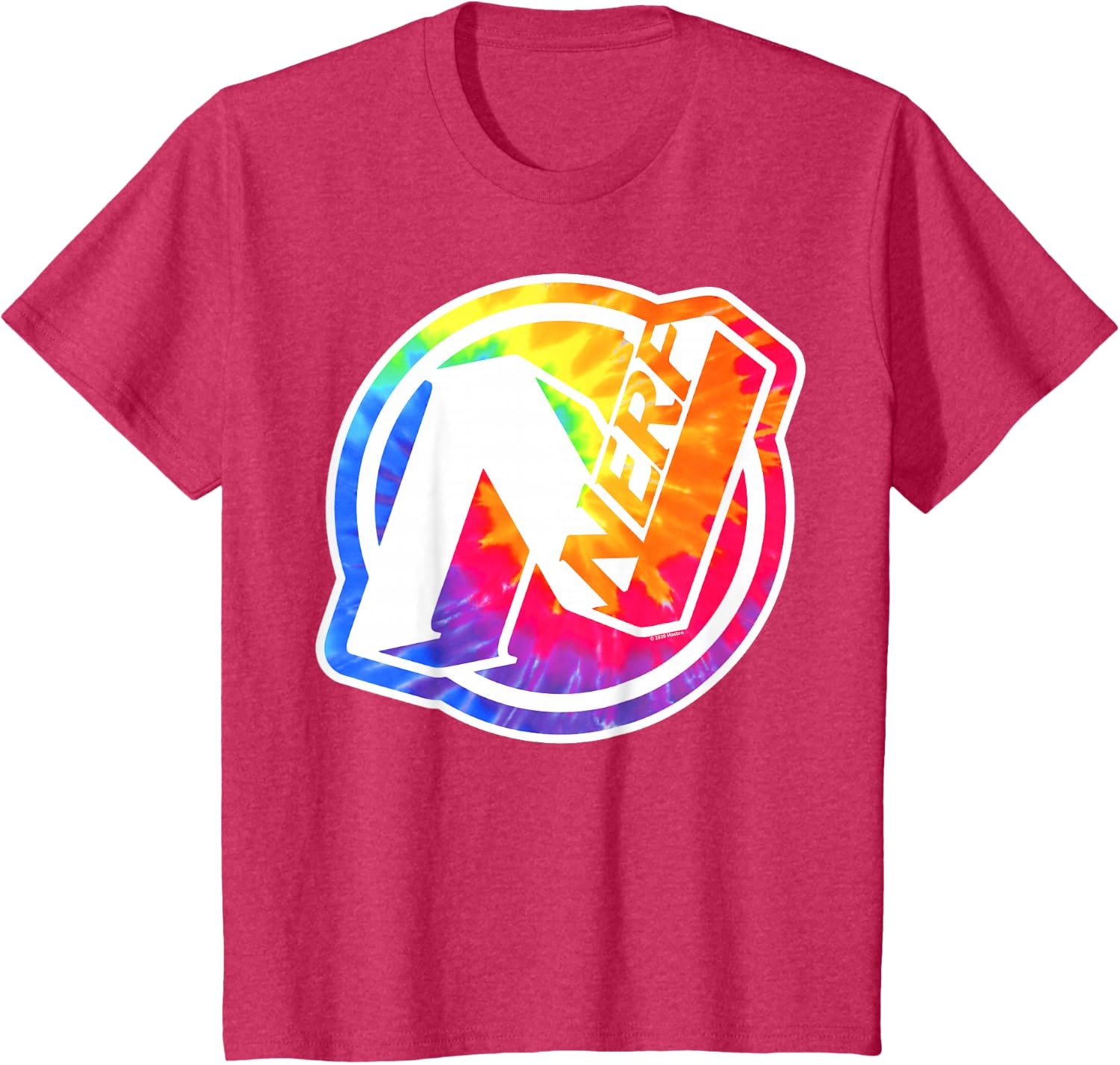 image:imageNerf Tie Dye Logo TShirtRed Heather