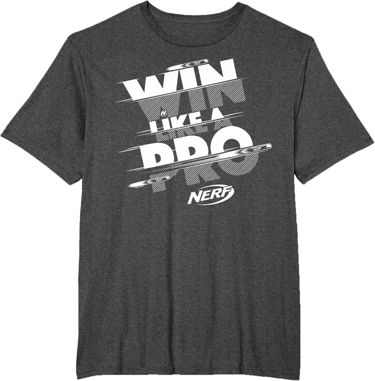 image:imageNerf Win Like A Pro TShirtDark Heather Grey