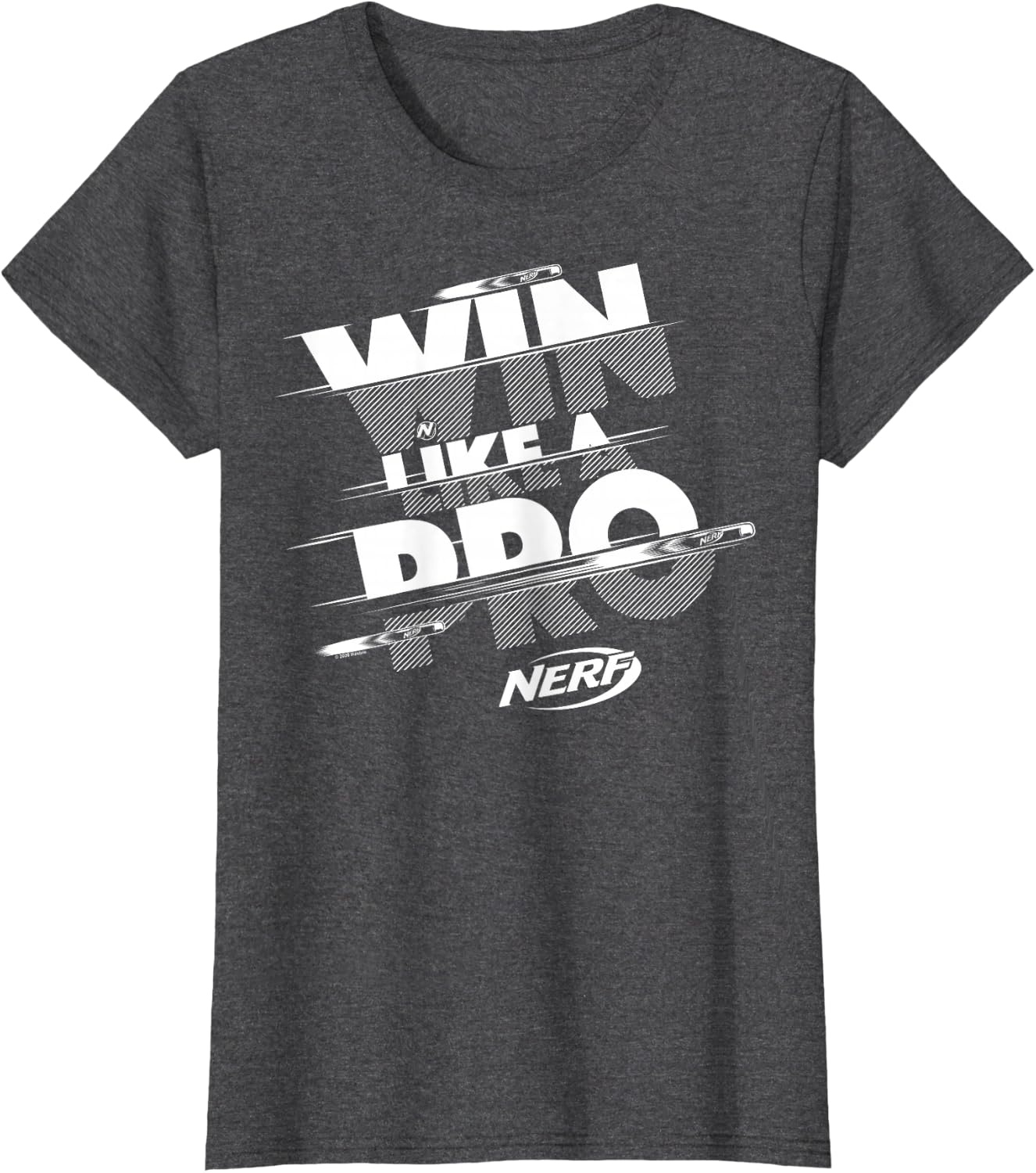 image:imageNerf Win Like A Pro TShirtDark Heather Grey