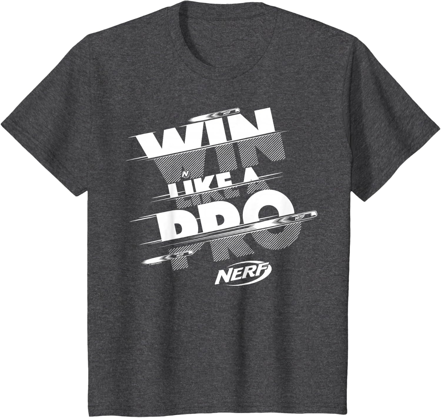 image:imageNerf Win Like A Pro TShirtDark Heather Grey