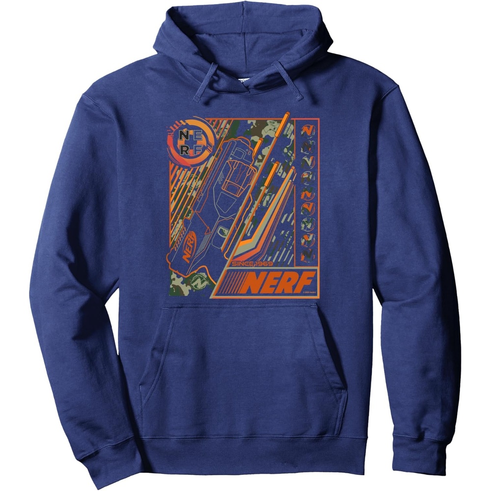 image:imageNerf Blaster Since 1969 Poster Pullover HoodieNavy Blue