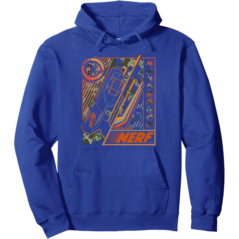 image:imageNerf Blaster Since 1969 Poster Pullover HoodieRoyal Blue