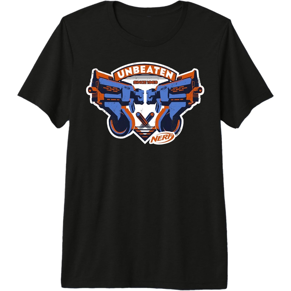 image:imageNerf Blasters Unbeaten Logo Premium Triblend TShirtBlack