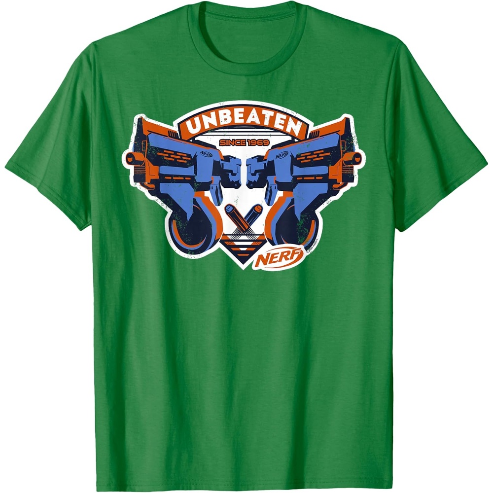 image:imageNerf Blasters Unbeaten Logo TShirtKelly Green