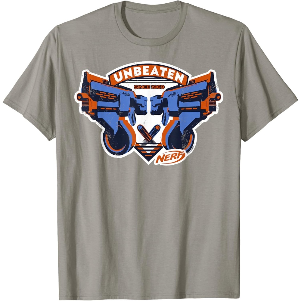 image:imageNerf Blasters Unbeaten Logo TShirtSlate Grey