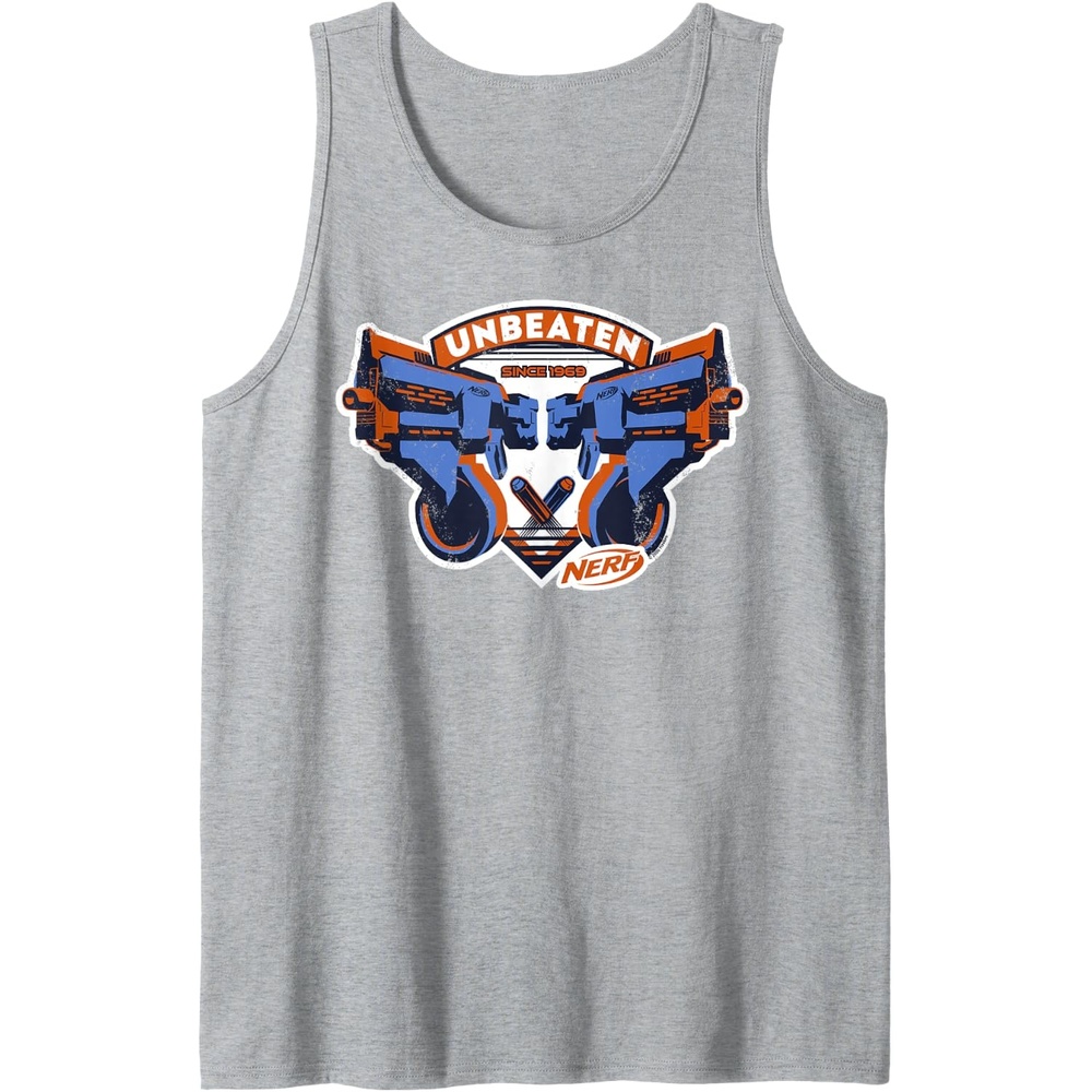 image:imageNerf Blasters Unbeaten Logo Tank TopHeather Grey