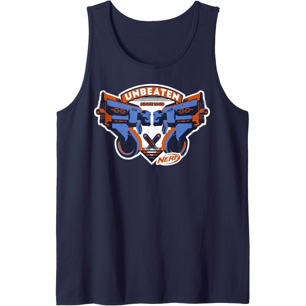 image:imageNerf Blasters Unbeaten Logo Tank TopNavy Blue