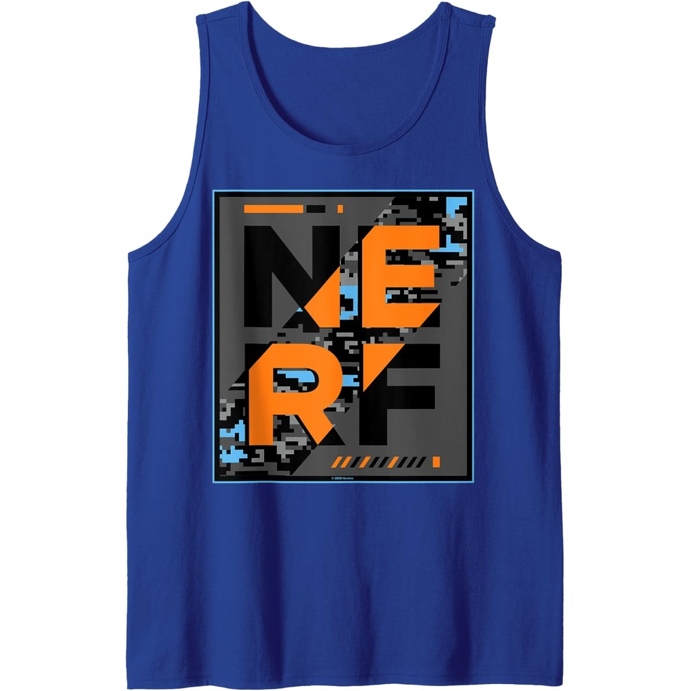 image:imageNerf Camouflage Glitch Poster Tank TopRoyal Blue