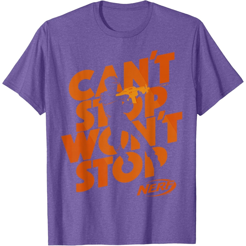 image:imageNerf Cant Stop Wont Stop Silhouette TShirtPurple Heather