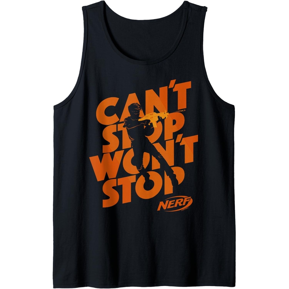 image:imageNerf Cant Stop Wont Stop Silhouette Tank TopBlack