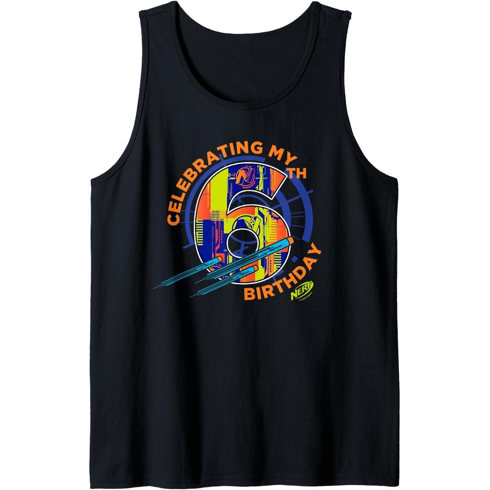 image:imageNerf Celebrating My 6th Birthday Tank TopBlack