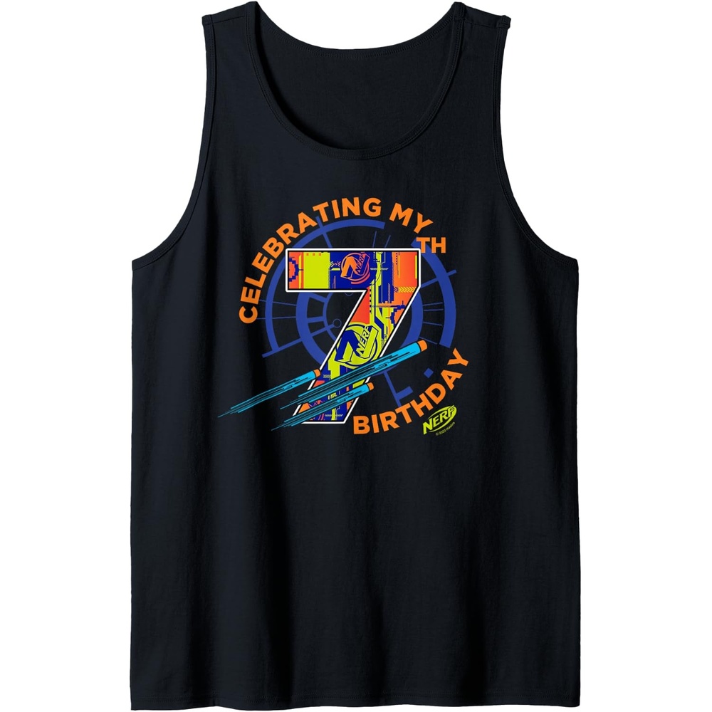 image:imageNerf Celebrating My 7th Birthday Tank TopBlack