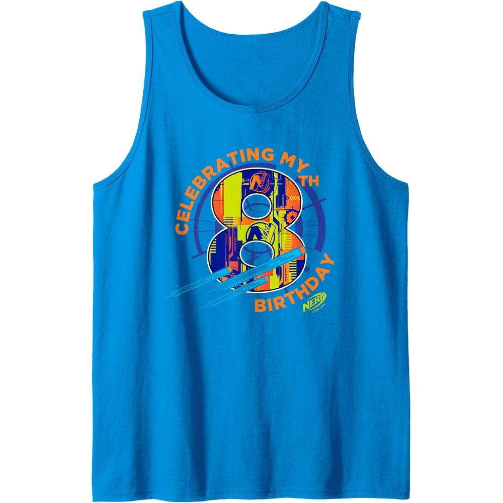 image:imageNerf Celebrating My 8th Birthday Tank TopSapphire Blue