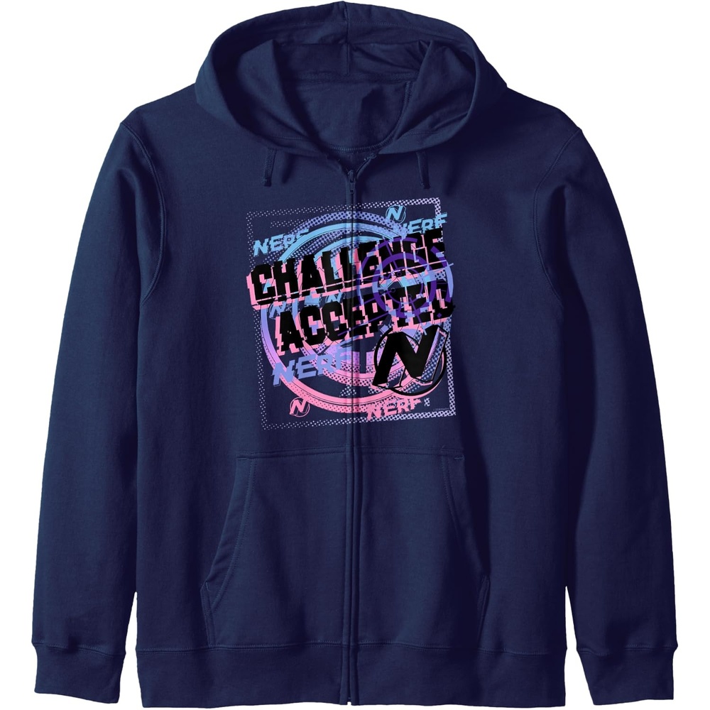 image:imageNerf Challenge Accepted Zip HoodieNavy Blue
