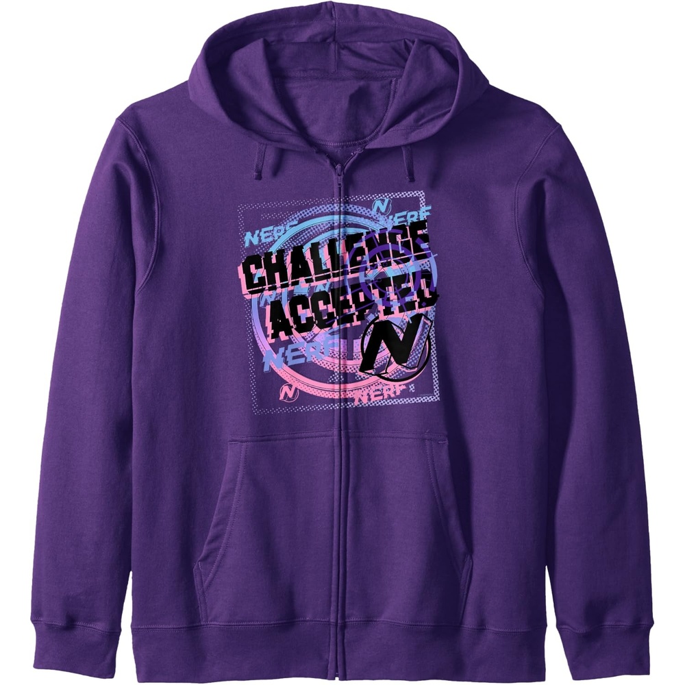 image:imageNerf Challenge Accepted Zip HoodiePurple