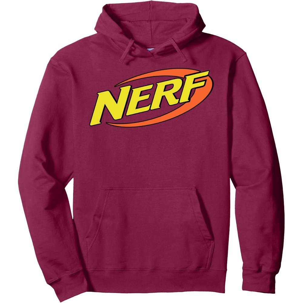 image:imageNerf Classic Retro Color Logo Pullover HoodieBurgundy