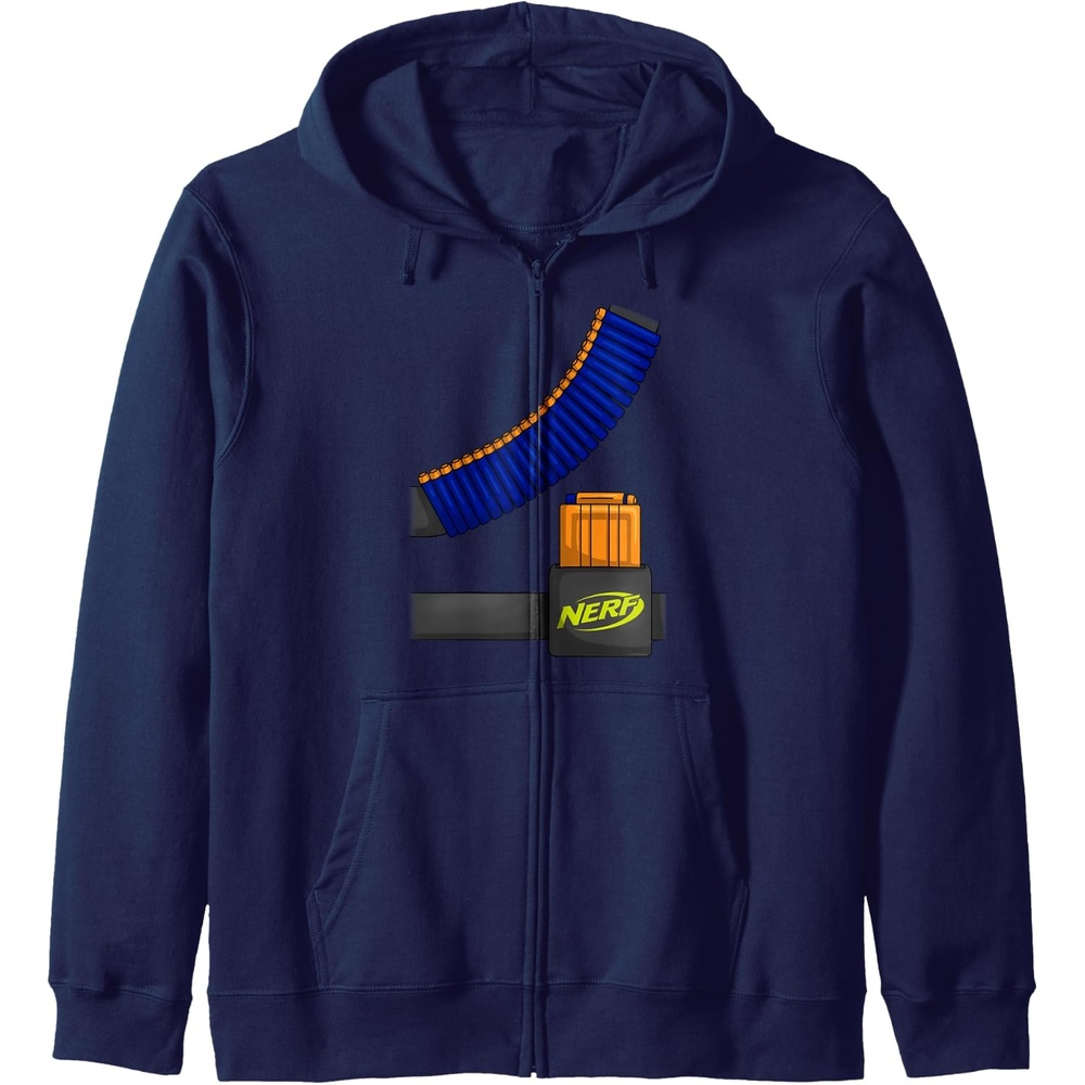 image:imageNerf Faux Tactical Costume Zip HoodieNavy Blue