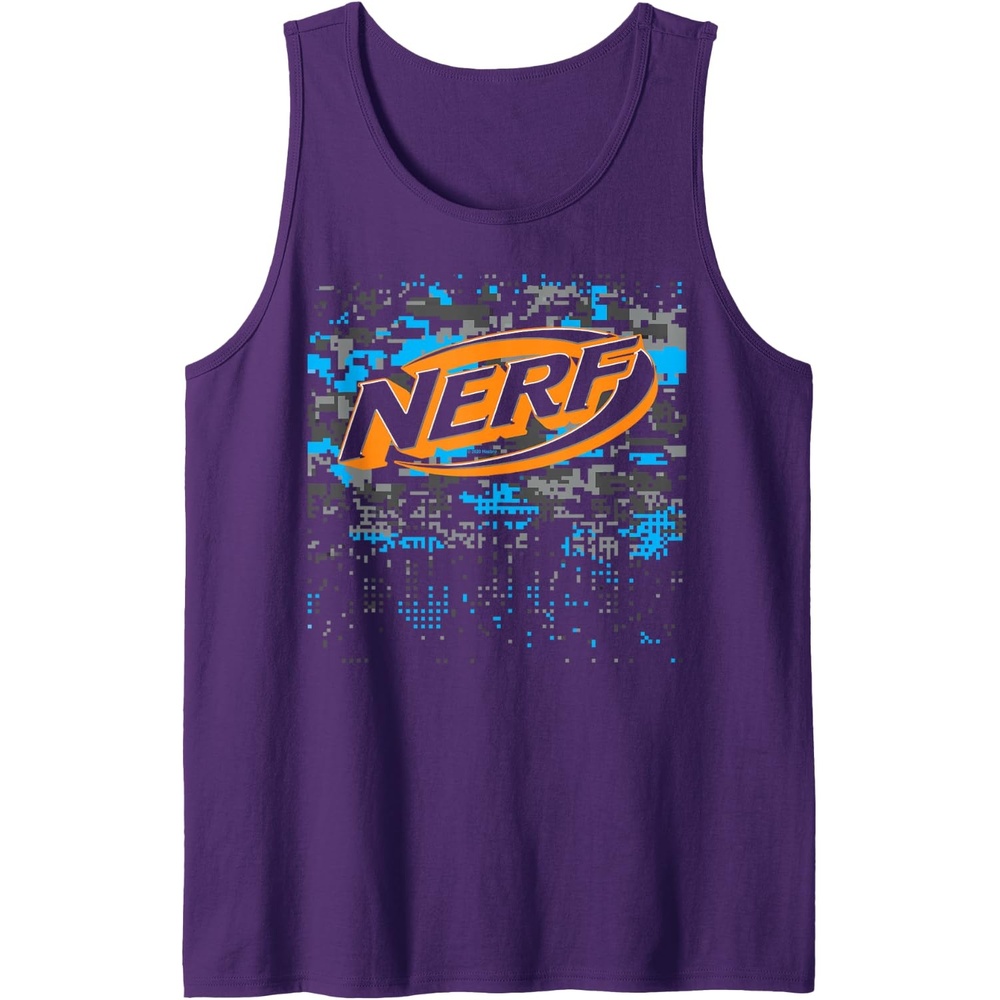 image:imageNerf Glitch Camouflage Logo Tank TopPurple