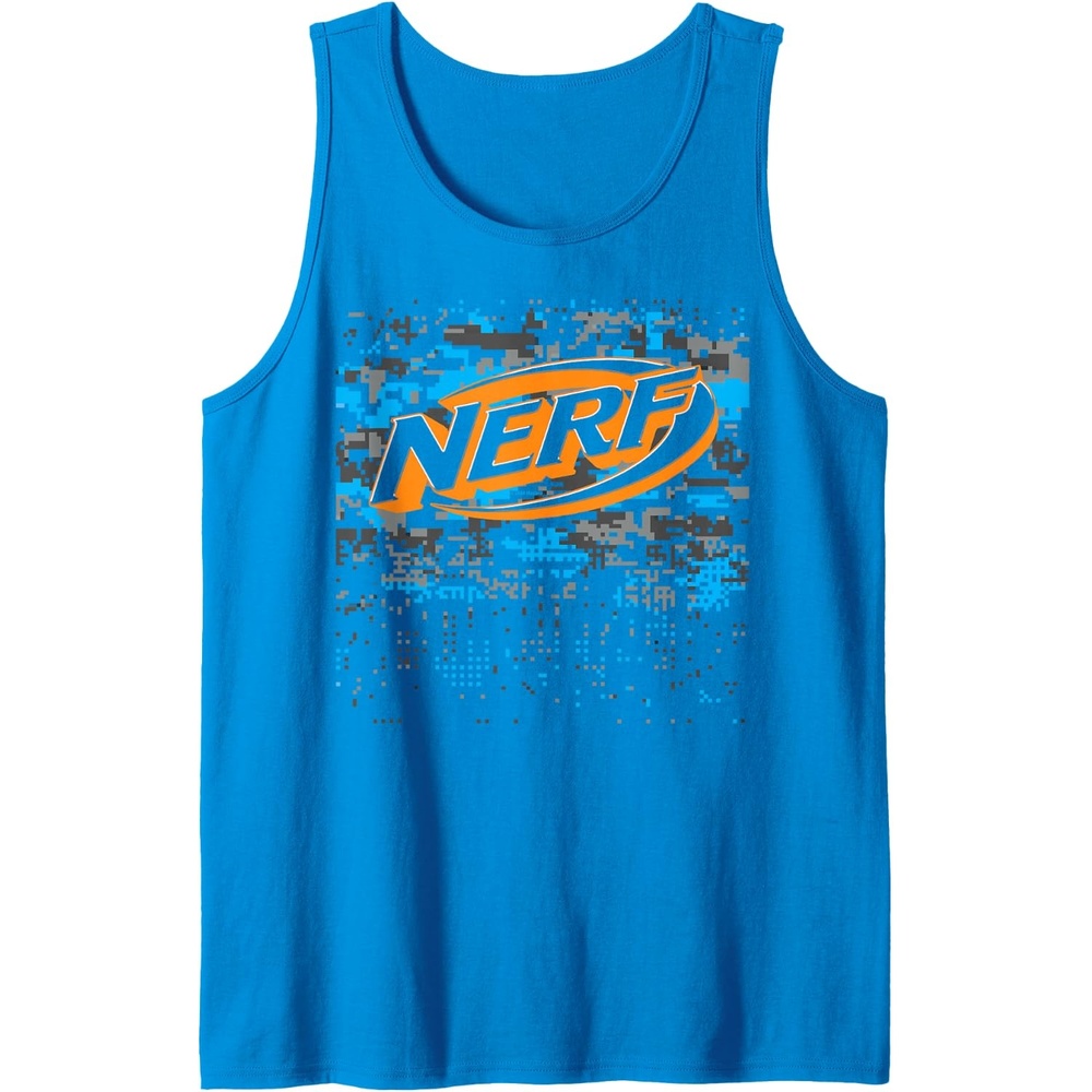 image:imageNerf Glitch Camouflage Logo Tank TopSapphire Blue