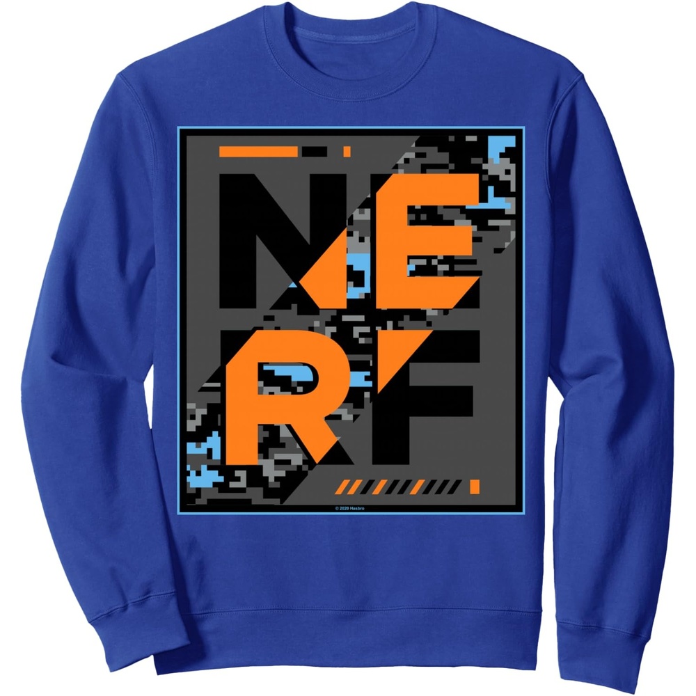 image:imageNerf Glitch Poster SweatshirtRoyal Blue