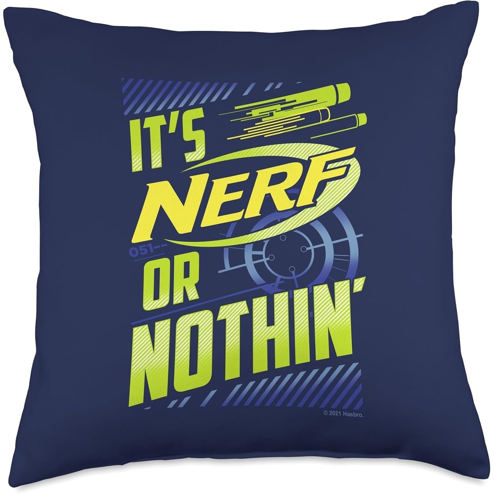image:imageNerf Its Nerf Or Nothin Throw Pillow18x18