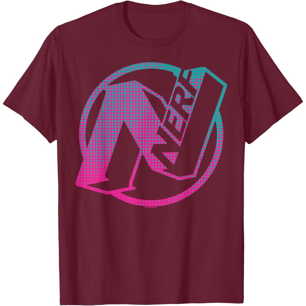 image:imageNerf N Gradient Comic Style Logo TShirtBurgundy