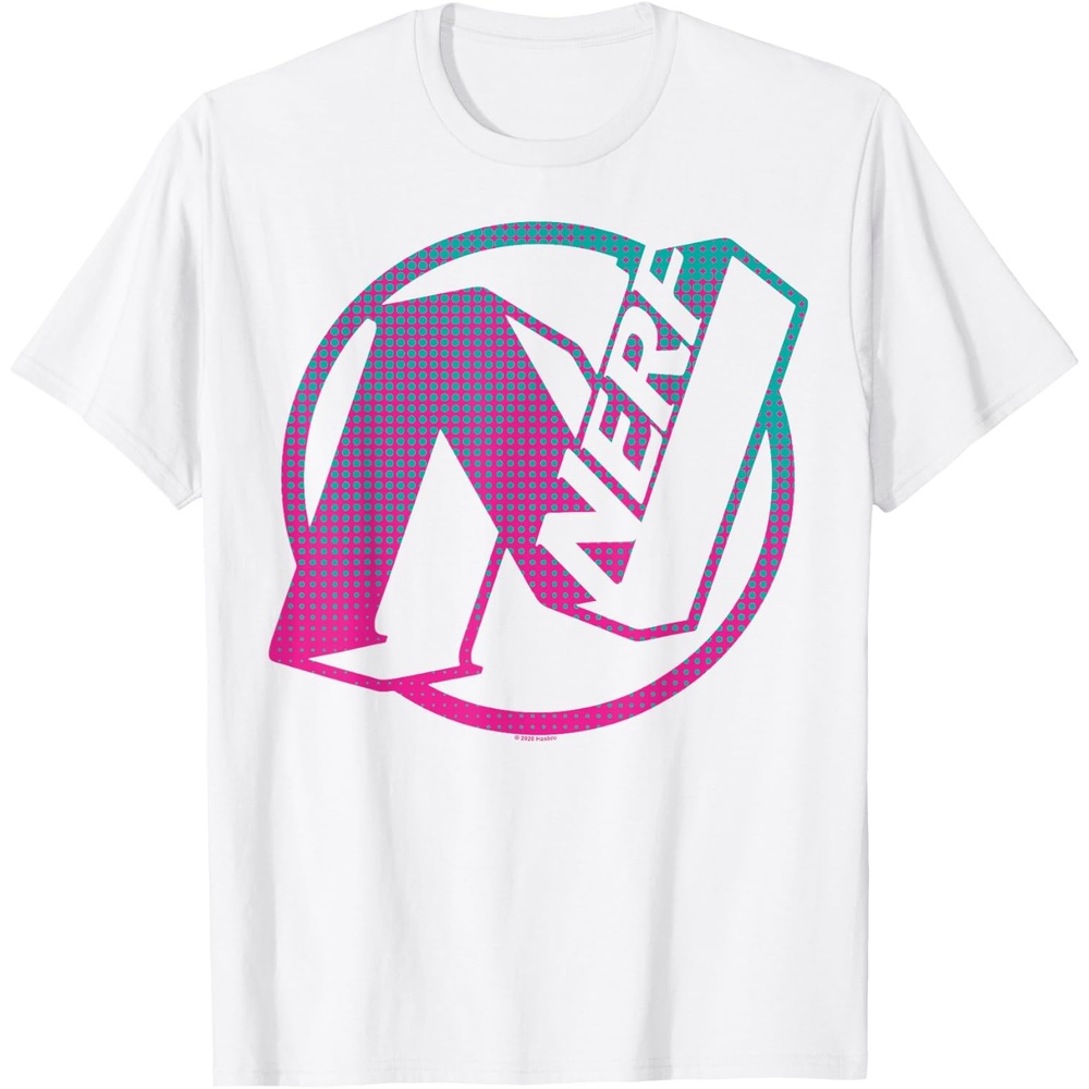 image:imageNerf N Gradient Comic Style Logo TShirtWhite