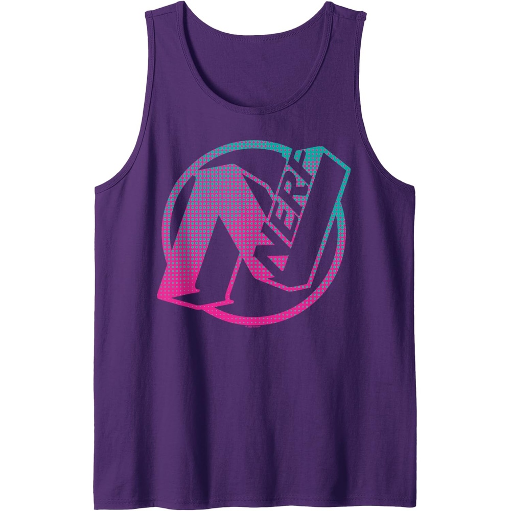 image:imageNerf N Gradient Comic Style Logo Tank TopPurple