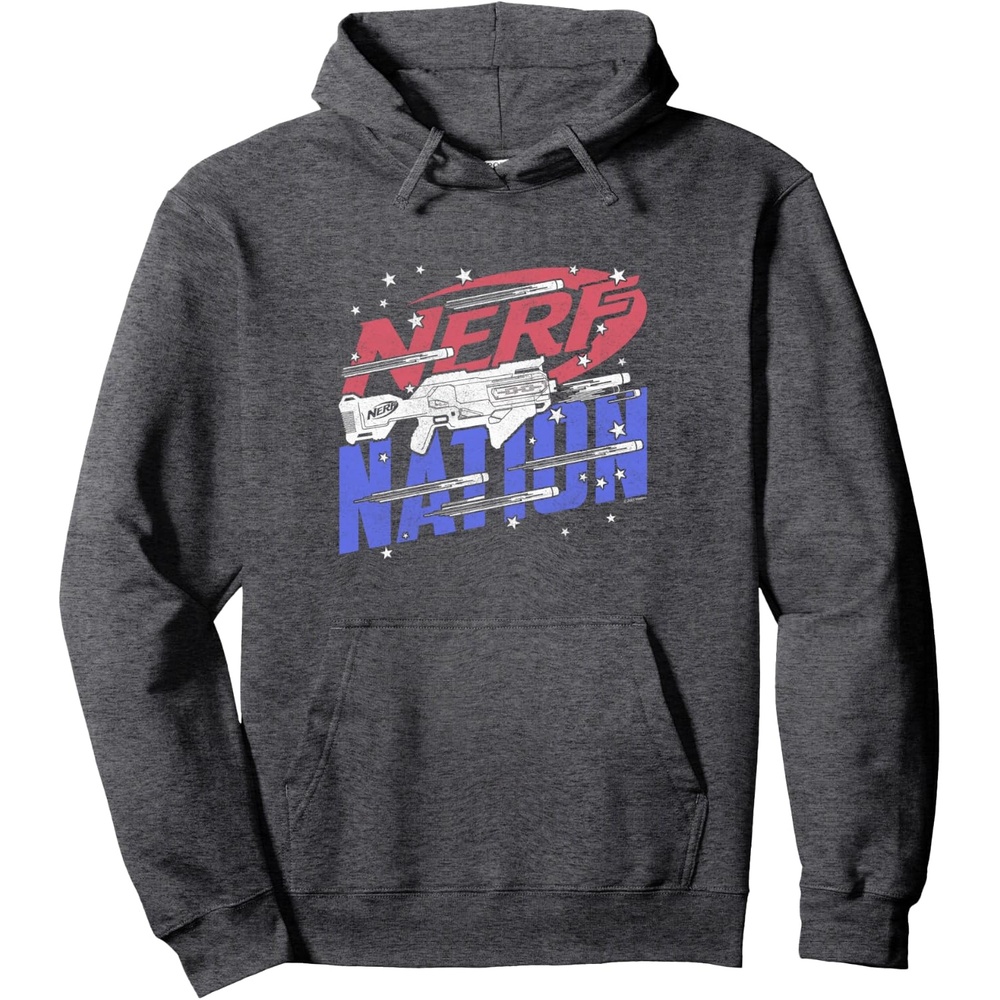 image:imageNerf Nation Americana Blaster Pullover HoodieDark Heather Grey