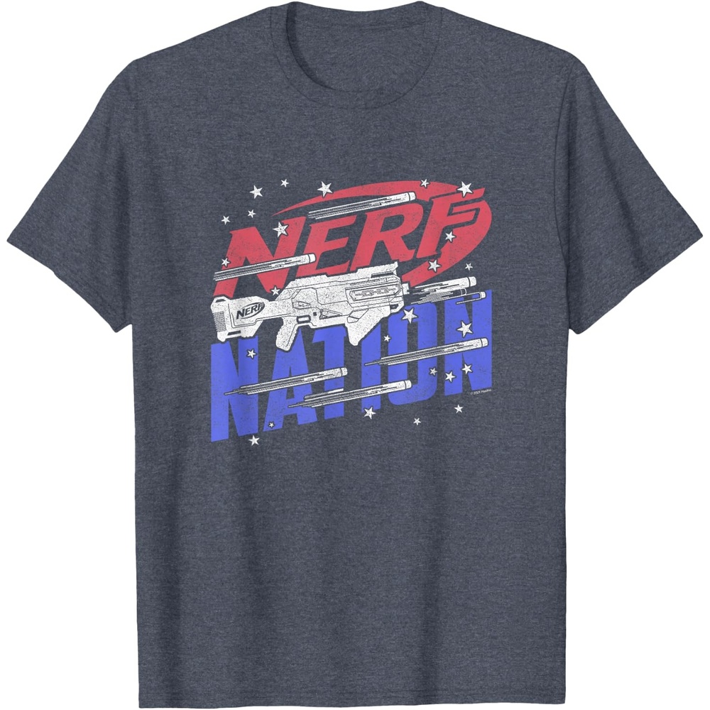 image:imageNerf Nation Americana Blaster TShirtHeather Blue