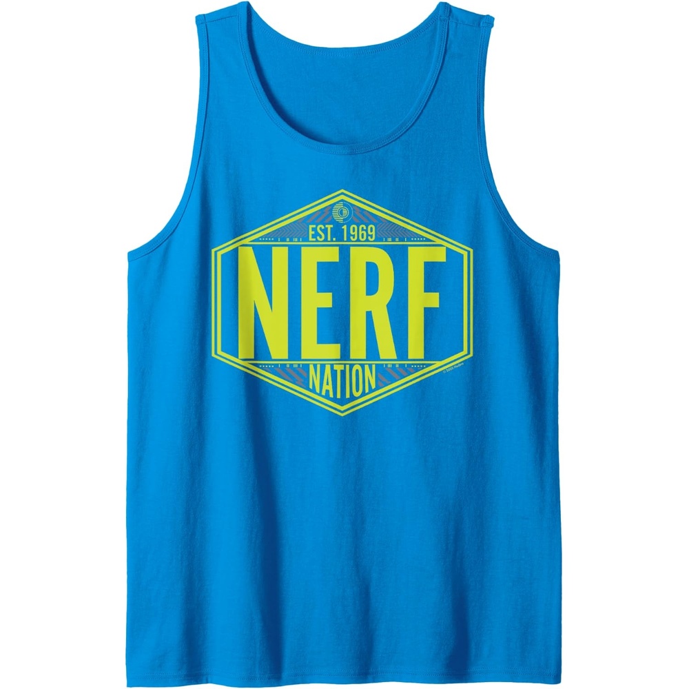image:imageNerf Nation Est 1969 Neon Badge Logo Tank TopSapphire Blue