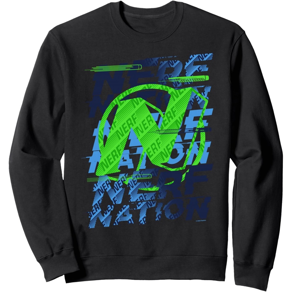 image:imageNerf Nation Logo Stack SweatshirtBlack