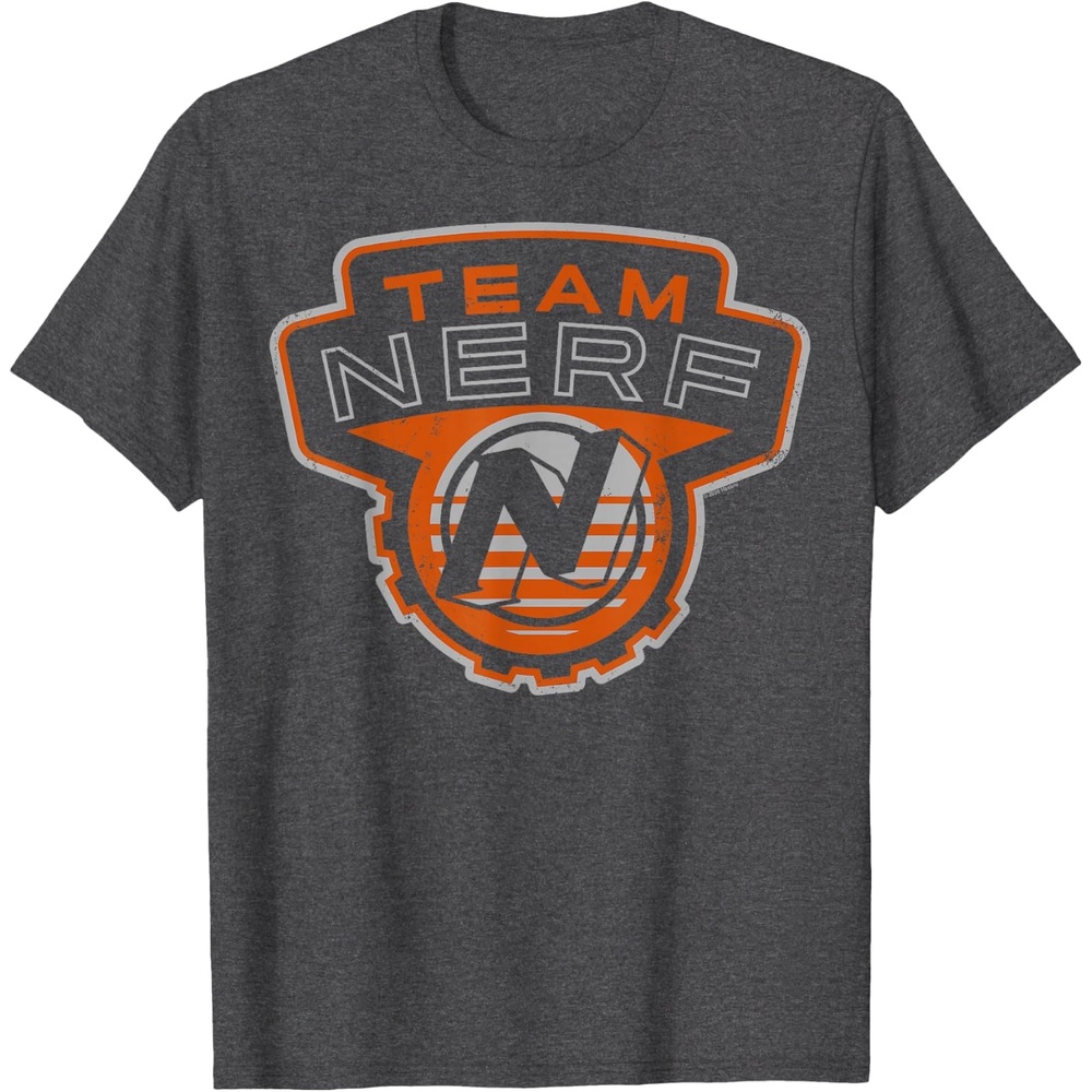 image:imageNerf Team Nerf Logo TShirtDark Heather Grey