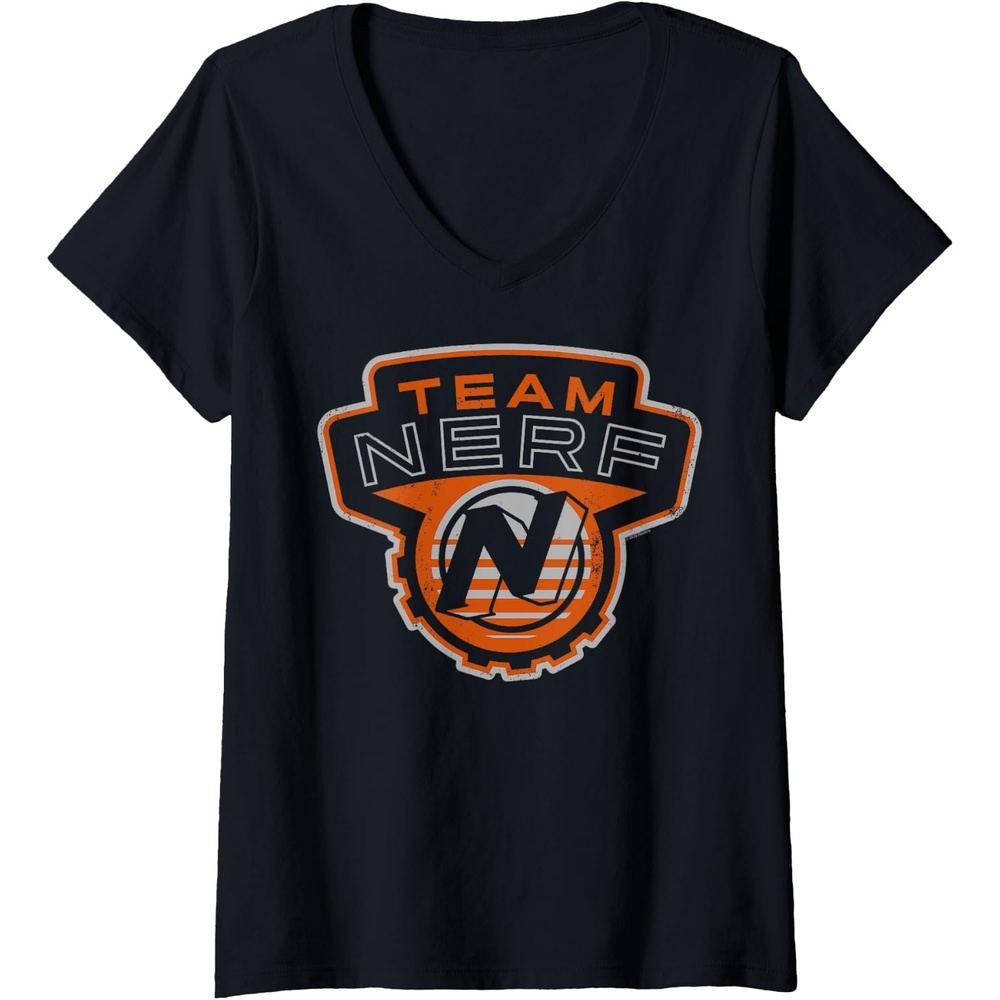 image:imageNerf Team Nerf Logo VNeck TShirtBlack