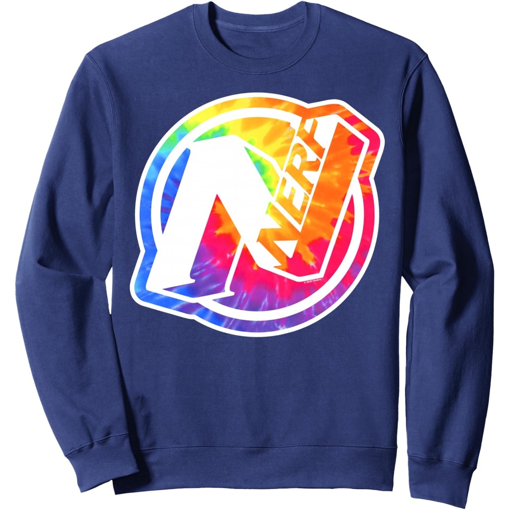 image:imageNerf Tie Dye Logo SweatshirtNavy Blue