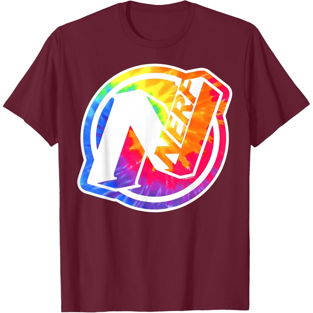 image:imageNerf Tie Dye Logo TShirtBurgundy