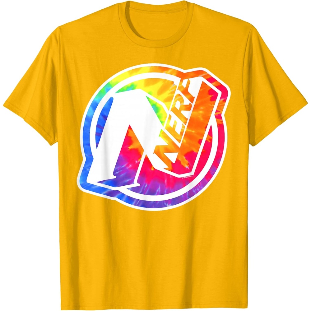 image:imageNerf Tie Dye Logo TShirtGolden Yellow