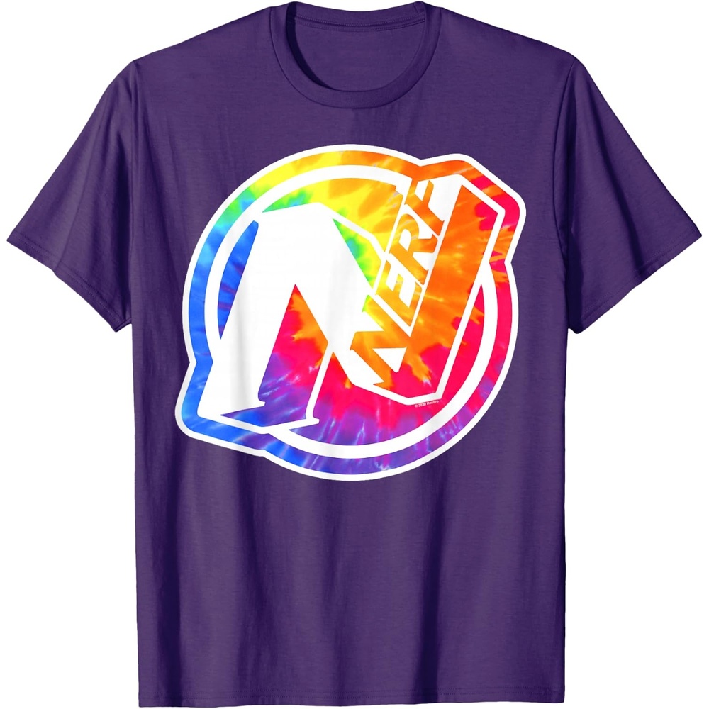 image:imageNerf Tie Dye Logo TShirtPurple