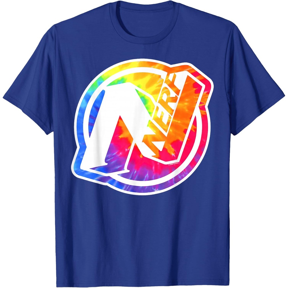 image:imageNerf Tie Dye Logo TShirtRoyal Blue