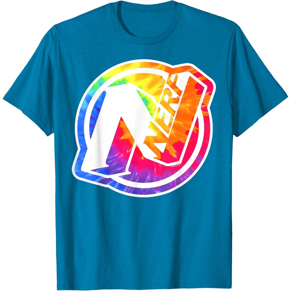 image:imageNerf Tie Dye Logo TShirtSapphire Blue